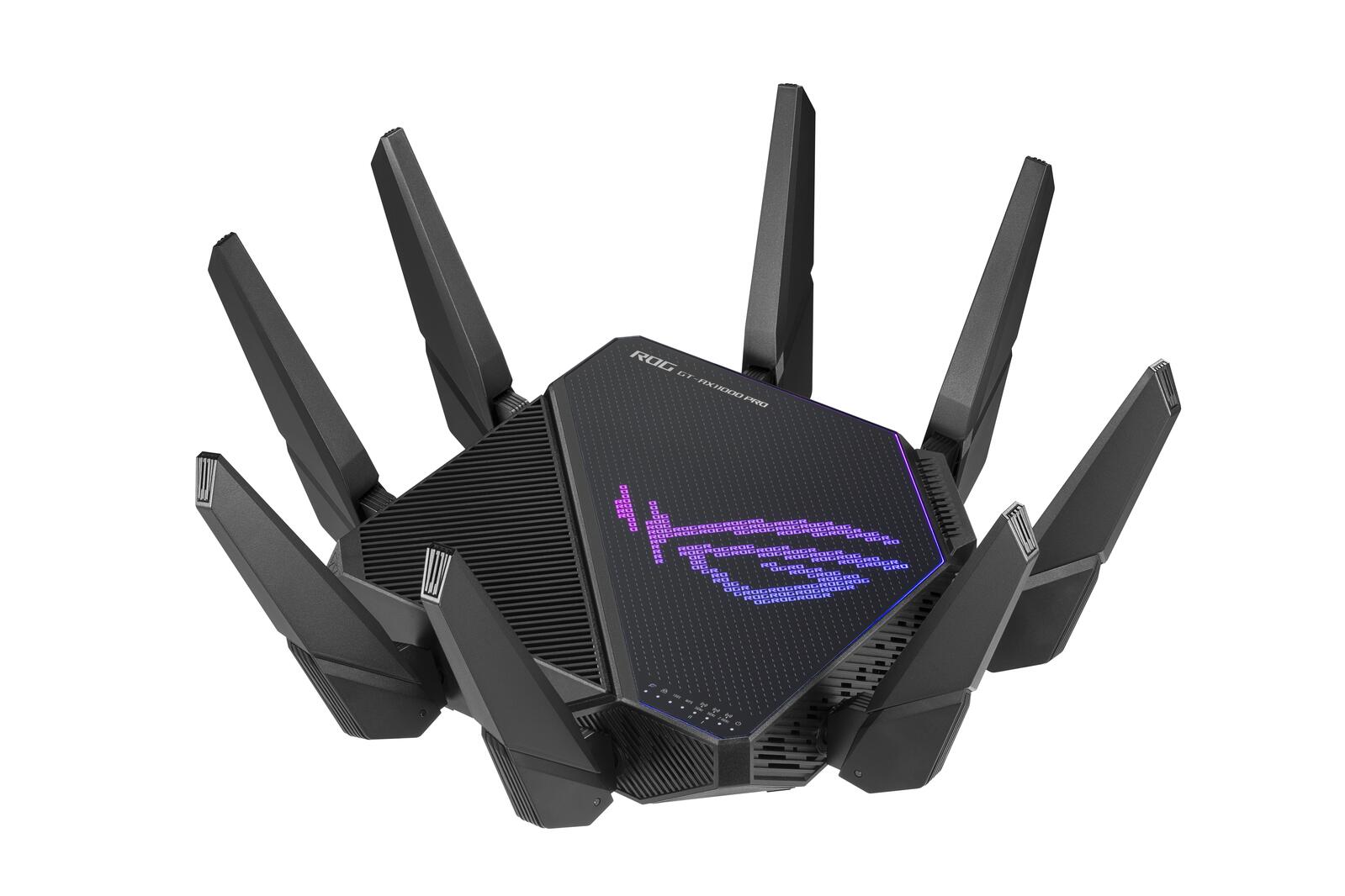 ROG Rapture GT-AX11000 Pro Tri-Band WLAN Gaming kombinierbarer Router (Tethering als 4G und 5G Router-Ersatz, WiFi 6, 2,