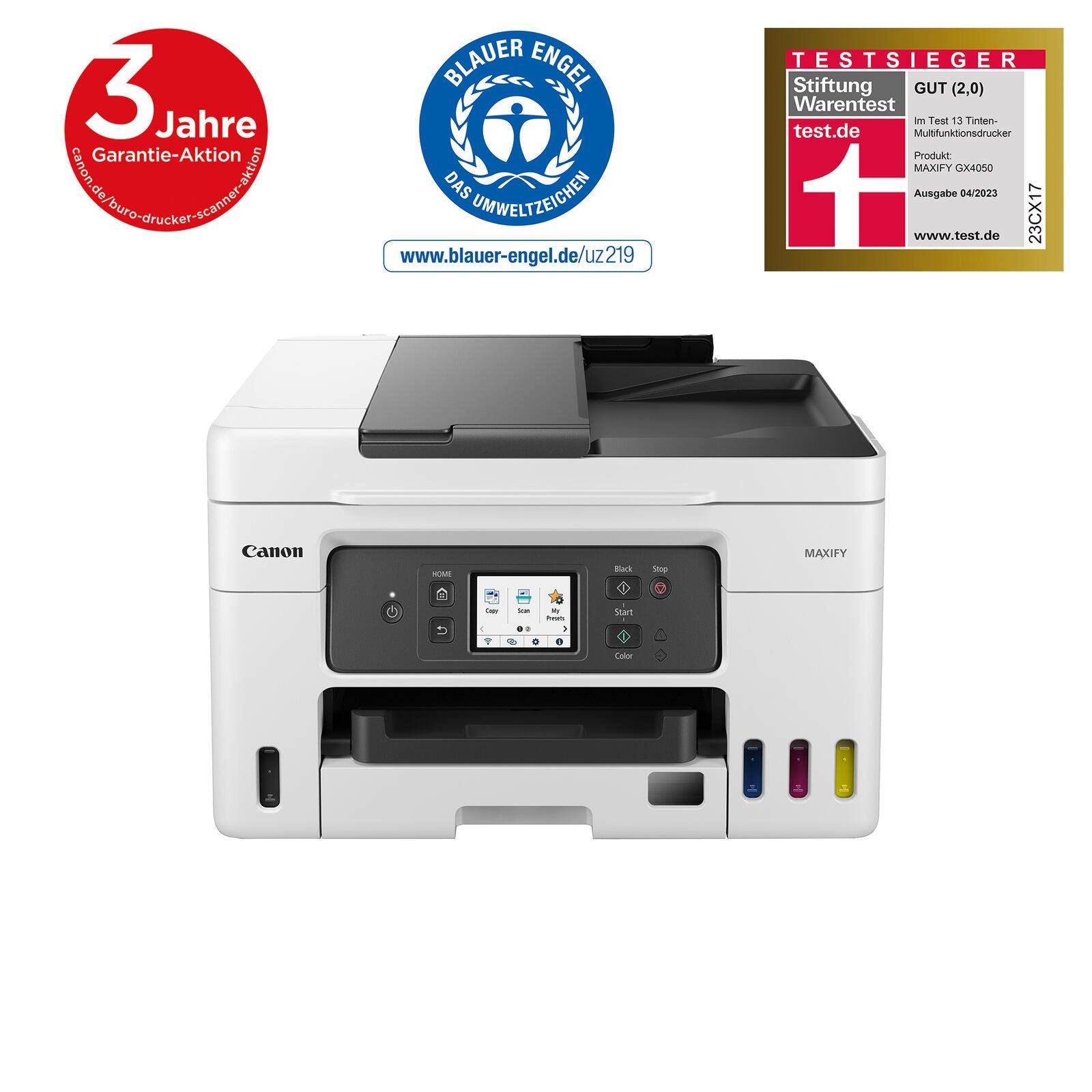 Canon MAXIFY GX4050 MegaTank Multifunktionsdrucker