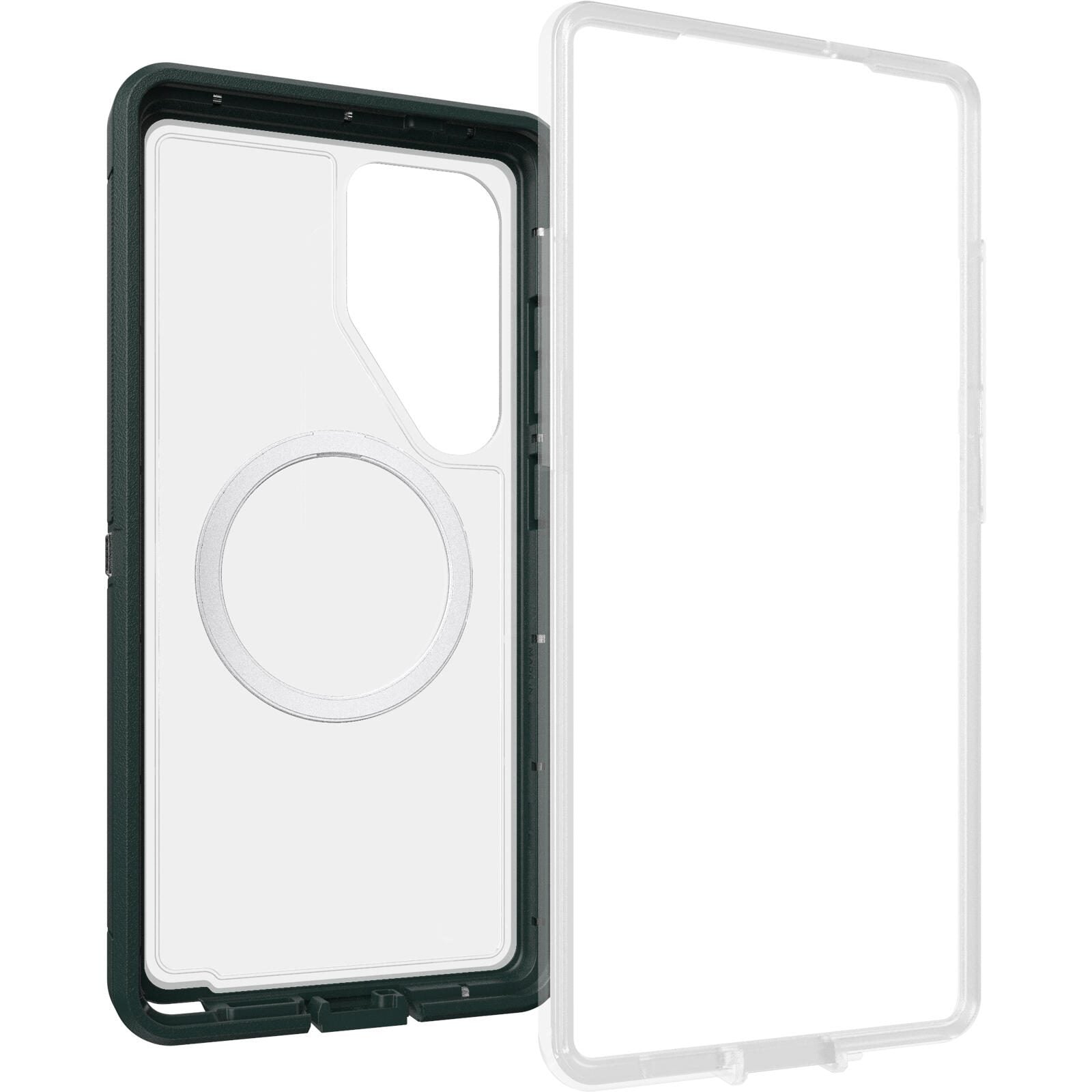 OtterBox Defender XT Clear Magnets Schutzhülle für Samsung Galaxy S25 Ultra Jubilee - green