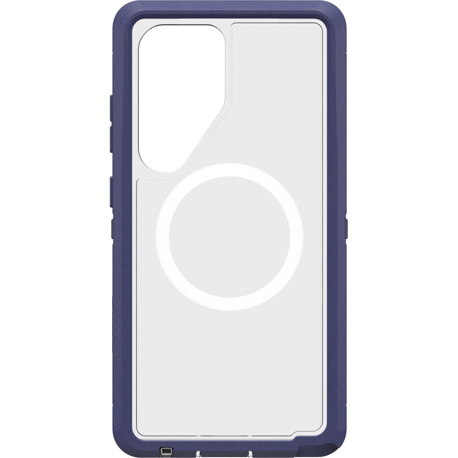 OtterBox Defender XT Clear Magnets Schutzhülle für Samsung Galaxy S25 Ultra Violet Thunder - clear/purple