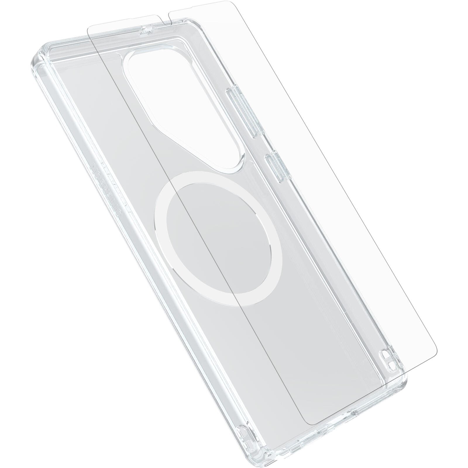 OtterBox Symmetry Clear Magnets Schutzhülle + Premium Glass für Samsung Galaxy S25 Ultra clear
