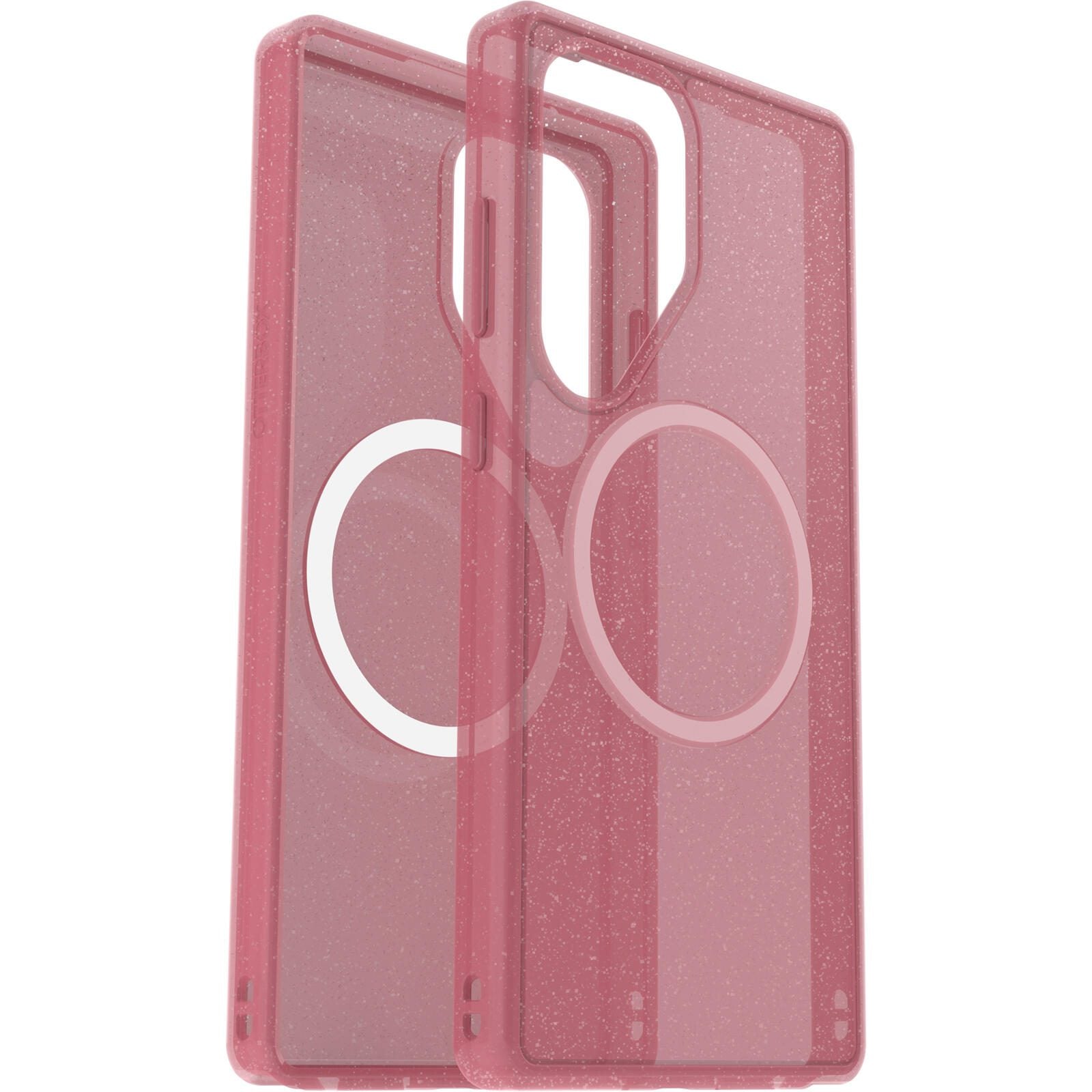 OtterBox Symmetry Clear Magnets Schutzhülle für Samsung Galaxy S25 Ultra Thimbleberry - pink