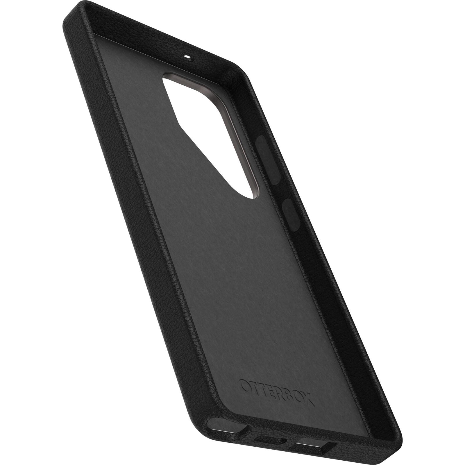 OtterBox Symmetry Cactus Leather Schutzhülle für Samsung Galaxy S25 Ultra Noir Ash - black