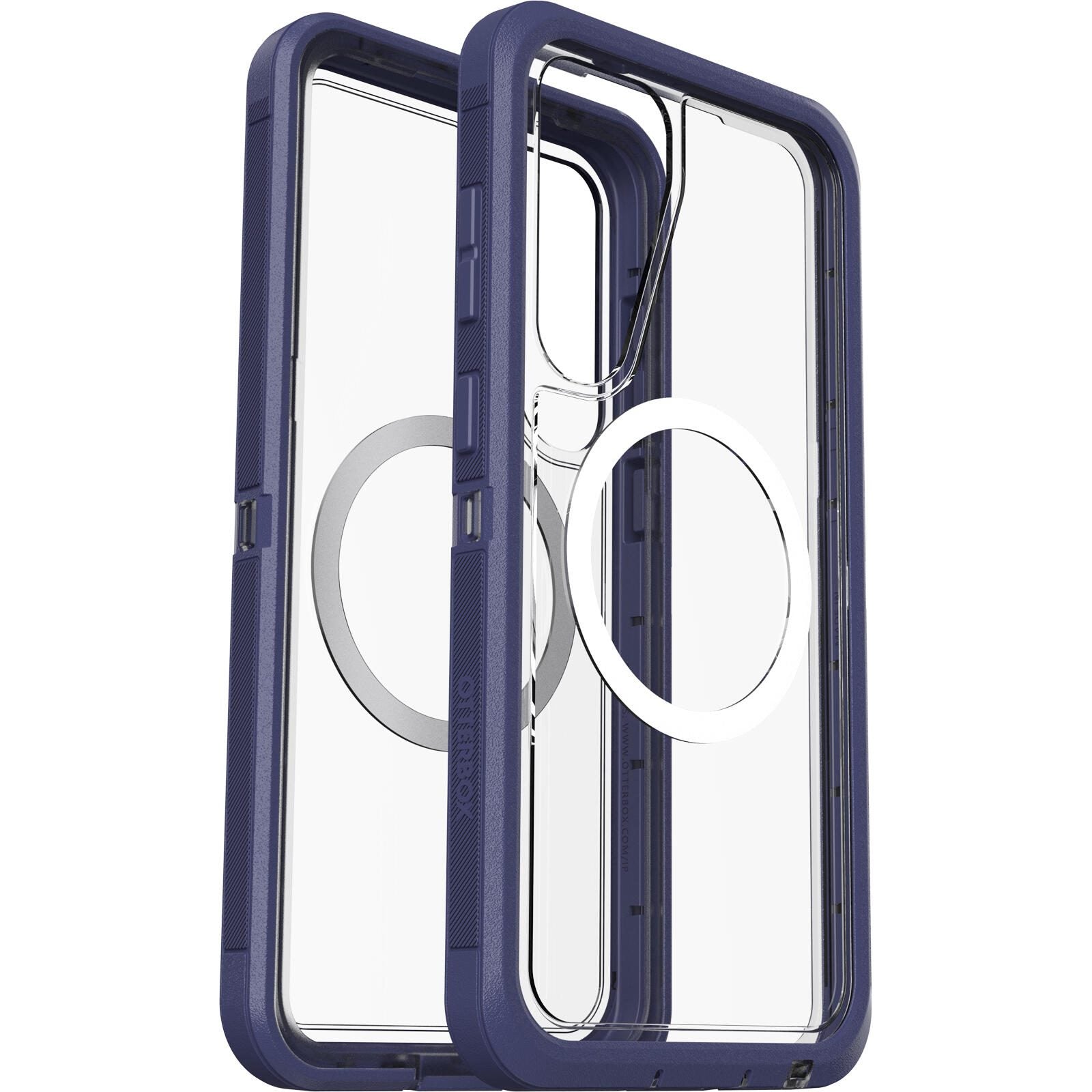 OtterBox Defender XT Clear Magnets Schutzhülle für Samsung Galaxy S25+ Violet Thunder - clear/purple