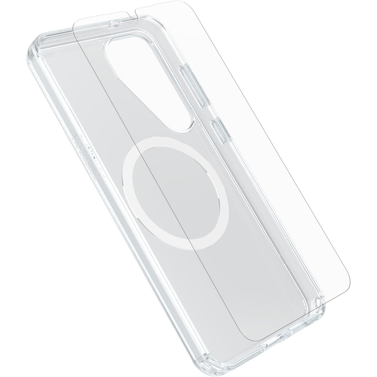 OtterBox Symmetry Clear Magnets Schutzhülle + Premium Glass für Samsung Galaxy S25+ clear