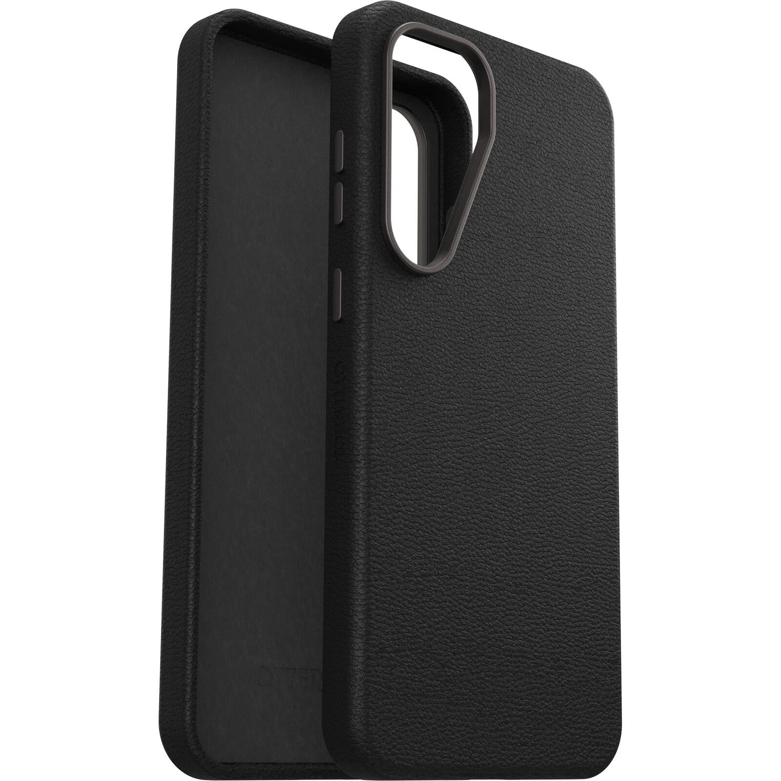 OtterBox Symmetry Cactus Leather Schutzhülle für Samsung Galaxy S25+ Noir Ash - black