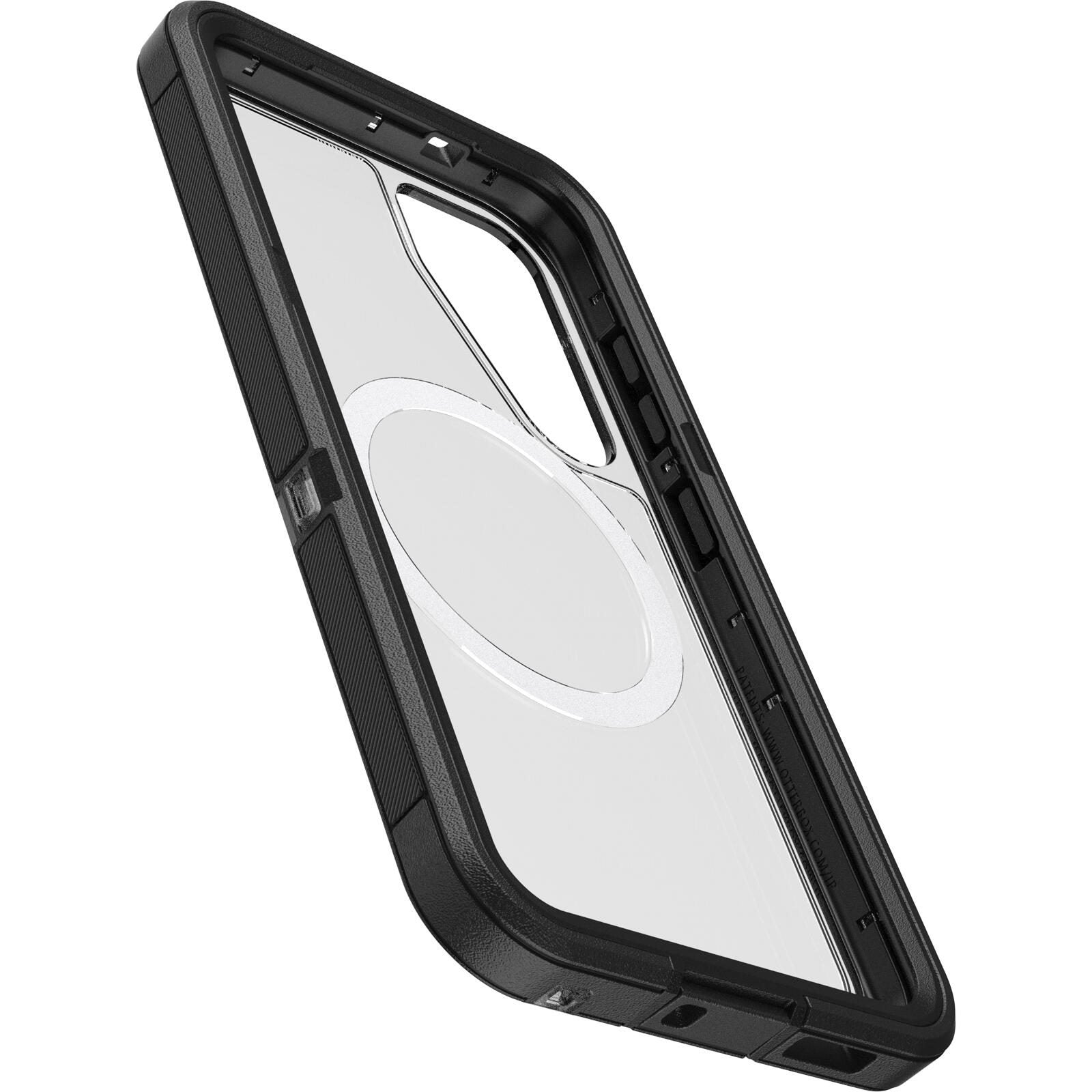 OtterBox Defender XT Clear Magnets Schutzhülle für Samsung Galaxy S25 Dark Side - clear/black