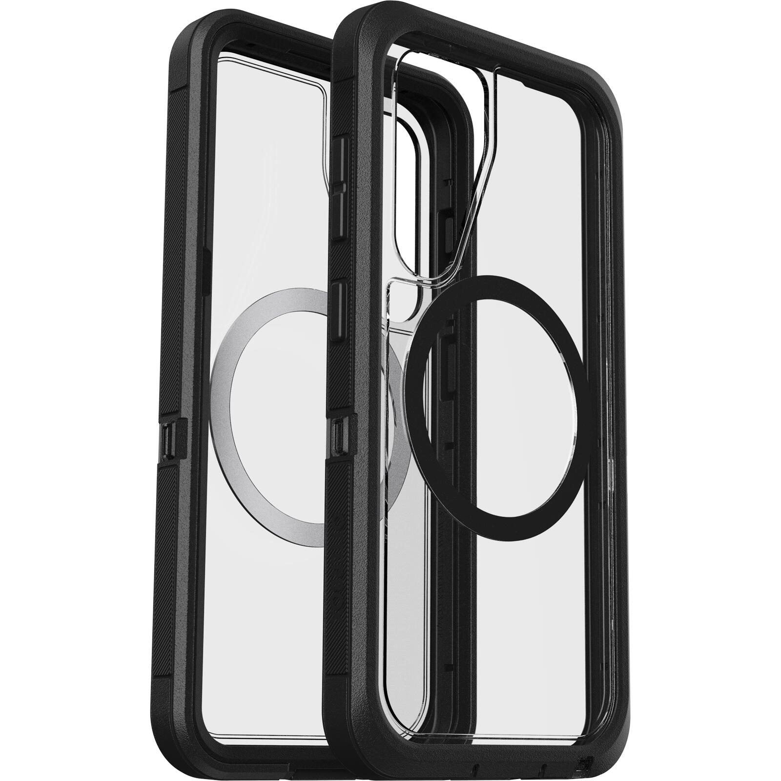 OtterBox Defender XT Clear Magnets Schutzhülle für Samsung Galaxy S25 Dark Side - clear/black