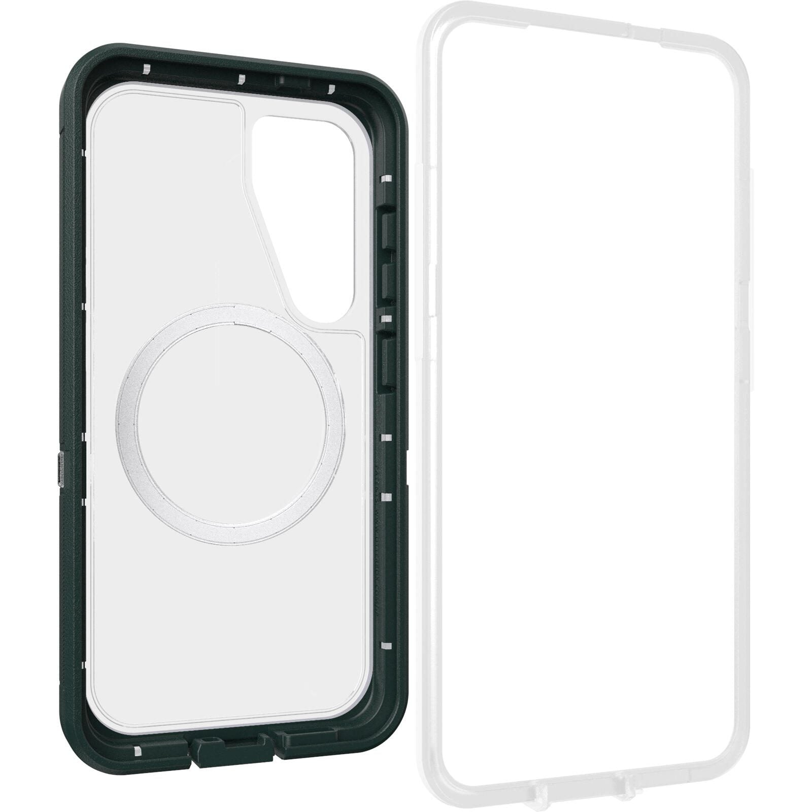 OtterBox Defender XT Clear Magnets Schutzhülle für Samsung Galaxy S25 Jubilee - green