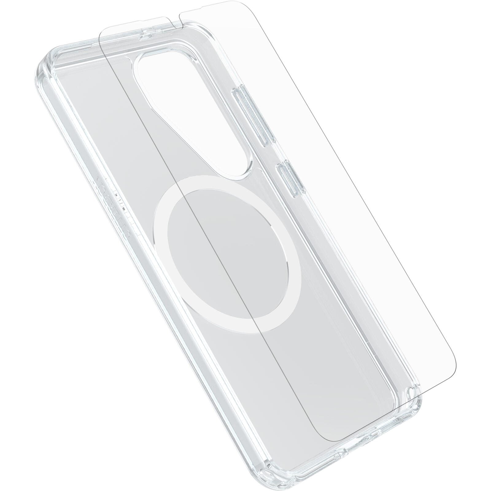 OtterBox Symmetry Clear Magnets Schutzhülle + Premium Glass für Samsung Galaxy S25 clear