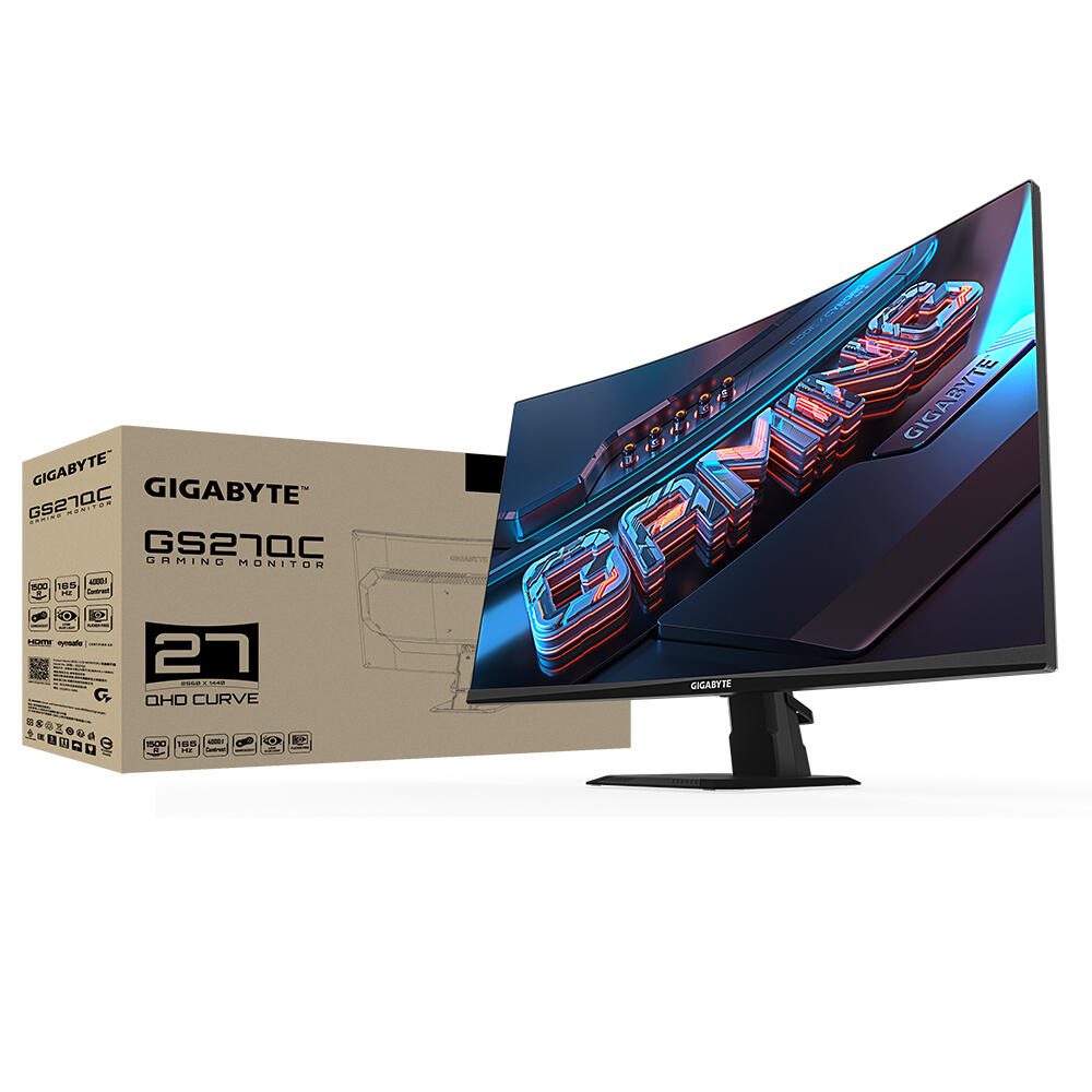 GIGABYTE GS27QC QHD Curved Gaming Monitor