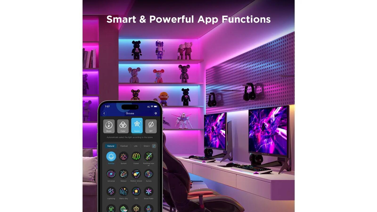 Govee RGBIC LED Strip Light (Wi-Fi, Bluetooth, Matter) 10,0m