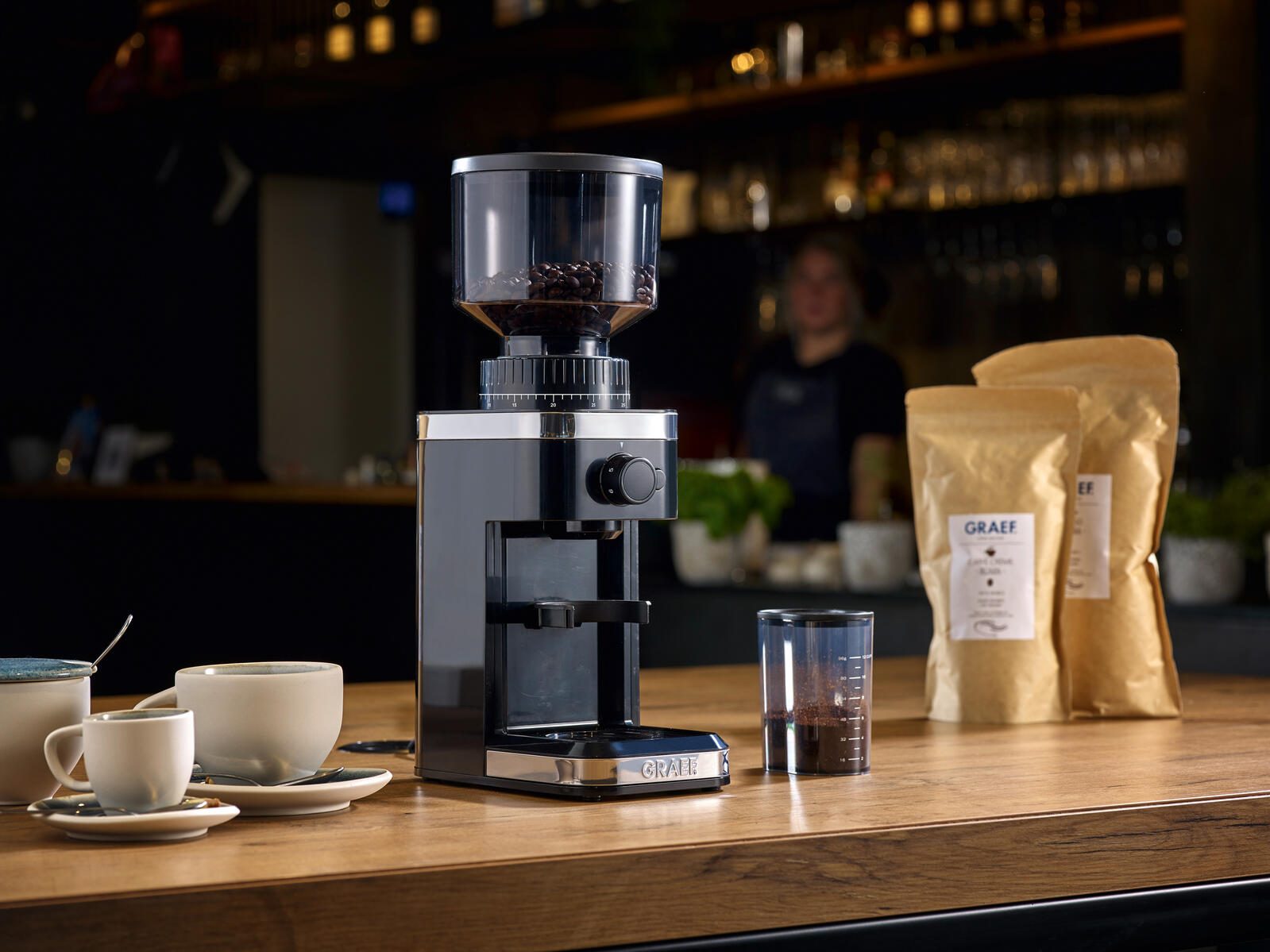 GRAEF Kaffeemühle CM 502, schwarz