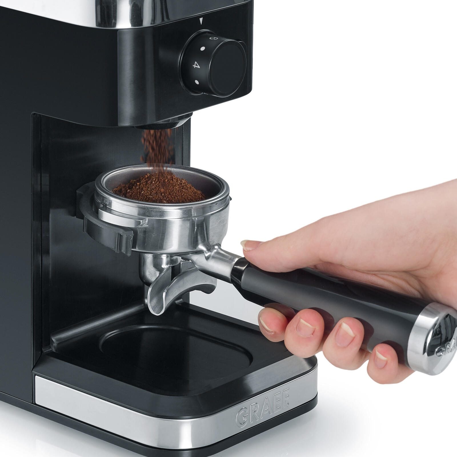 GRAEF Kaffeemühle CM 502, schwarz