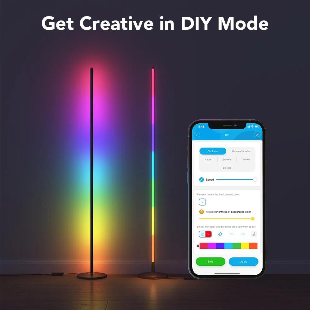 Govee RGBICW Smart Eck-Stehlampe