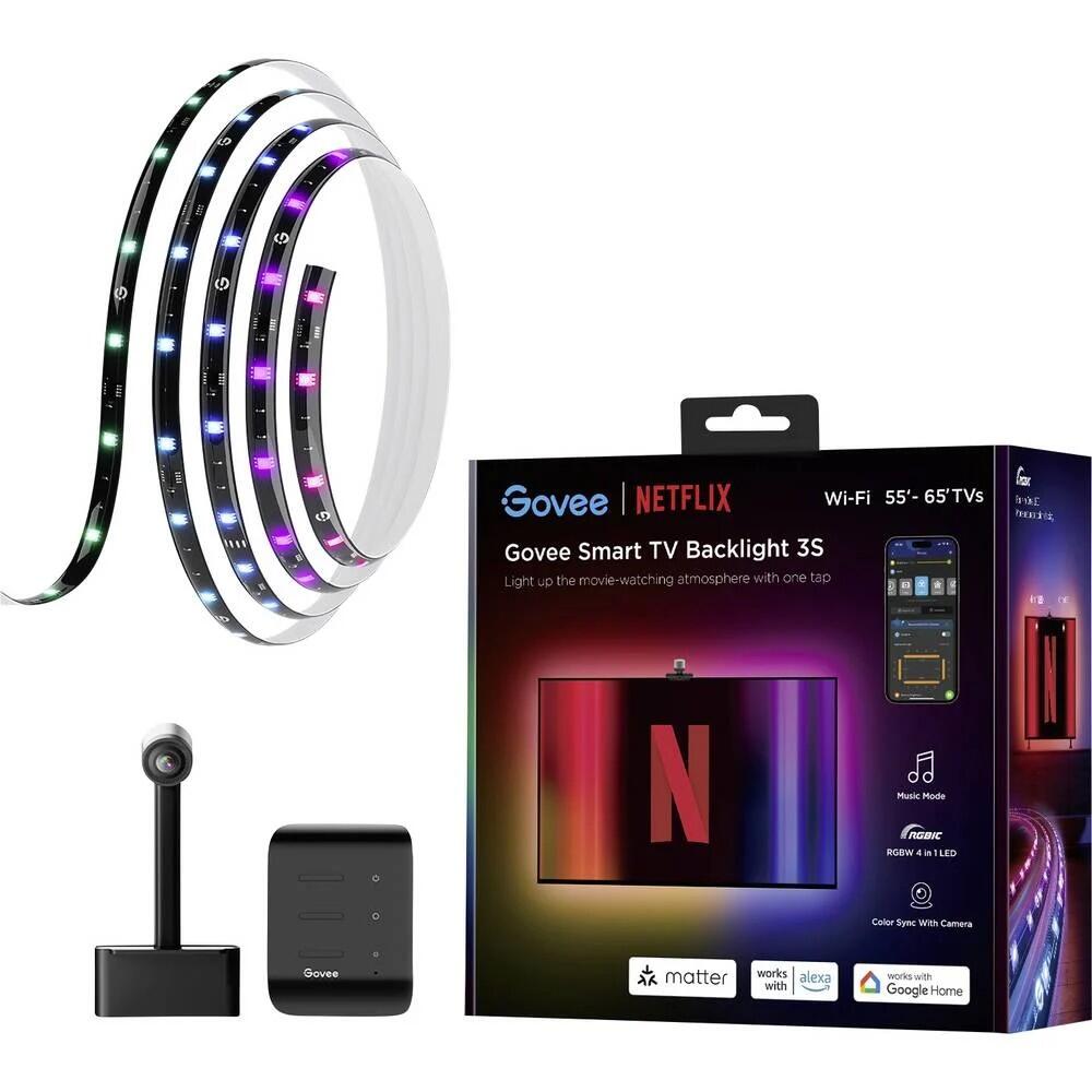 Govee RGBIC Netflix Envisual TV Backlight für 55-65' TVs