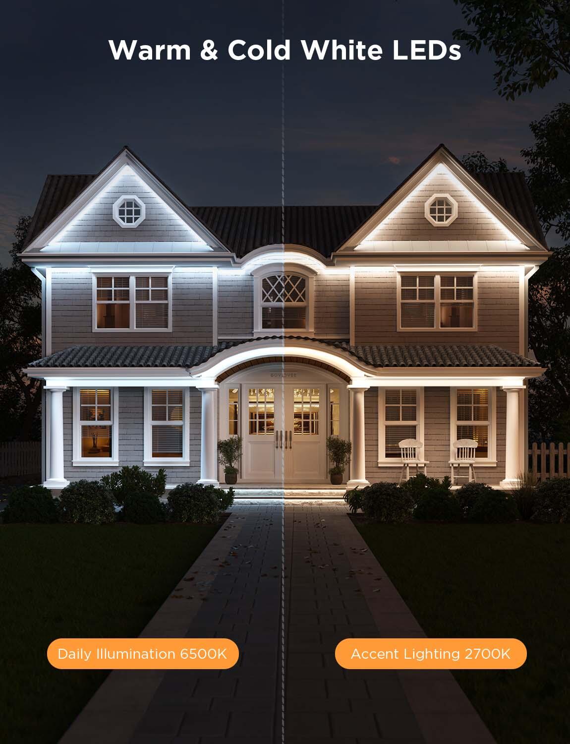 Govee RGBIC SMART LED-Lichtstreifen für den Außenbereich 10,0m