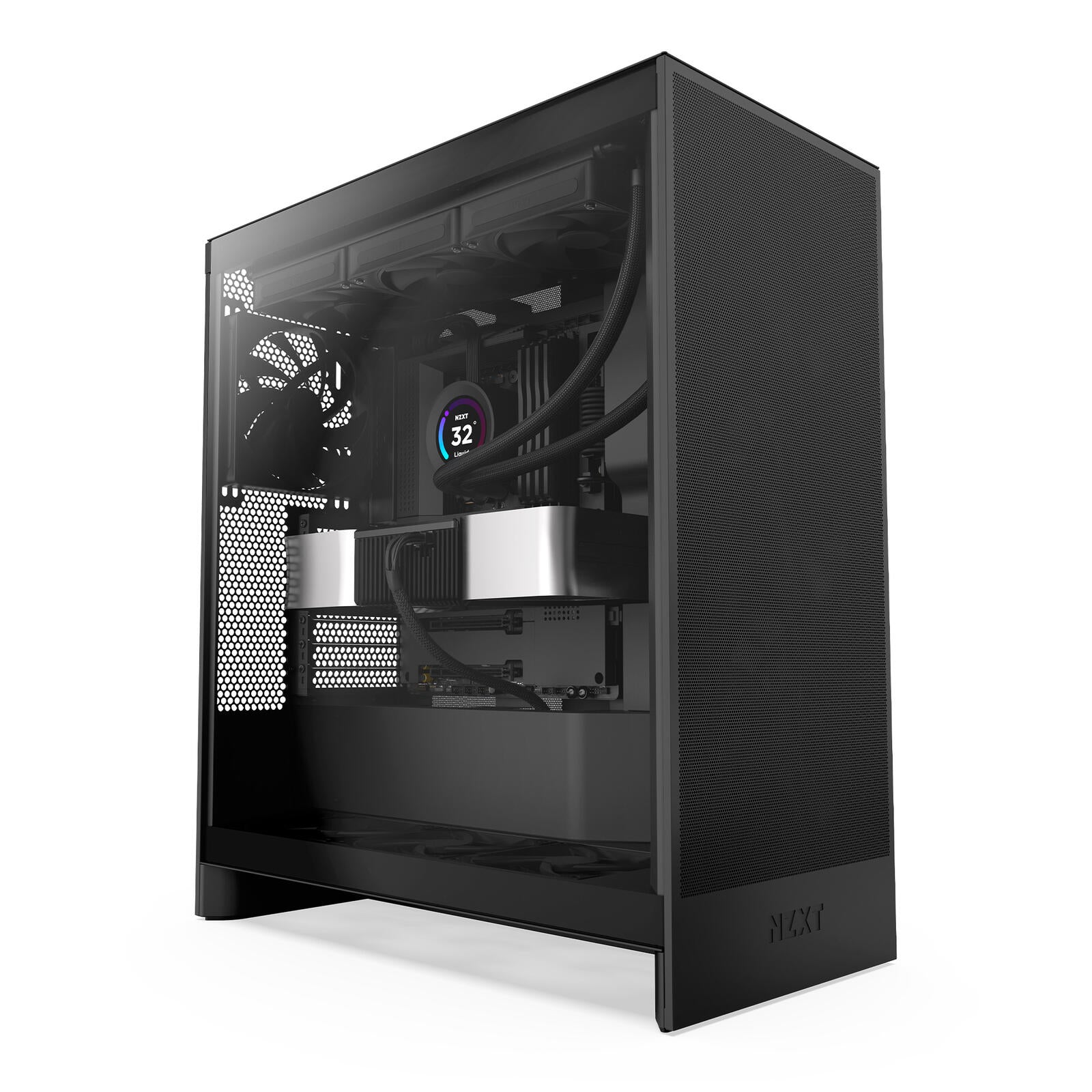 NZXT H7 Flow Mid-Tower-Gehäuse, Schwarz