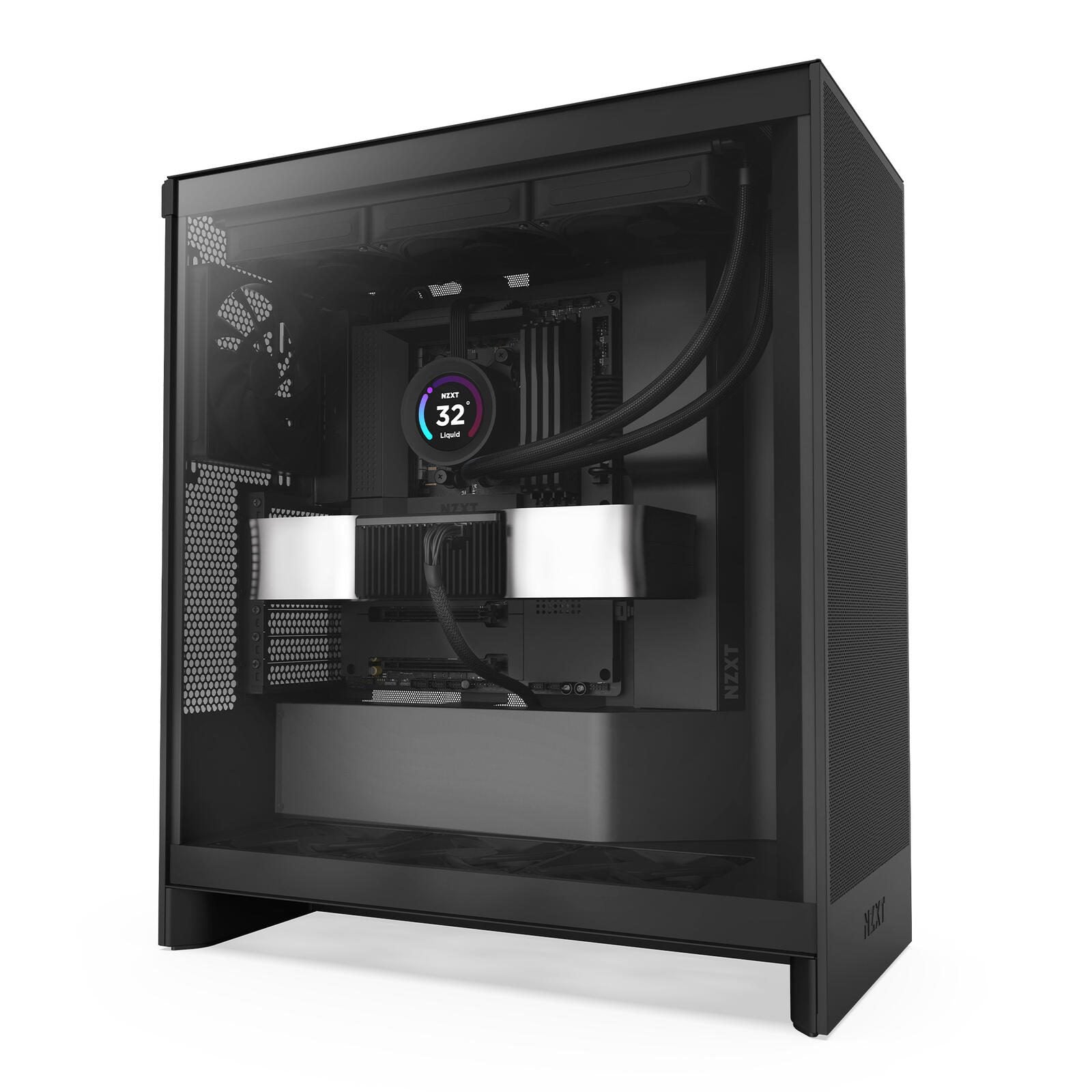 NZXT H7 Flow Mid-Tower-Gehäuse, Schwarz