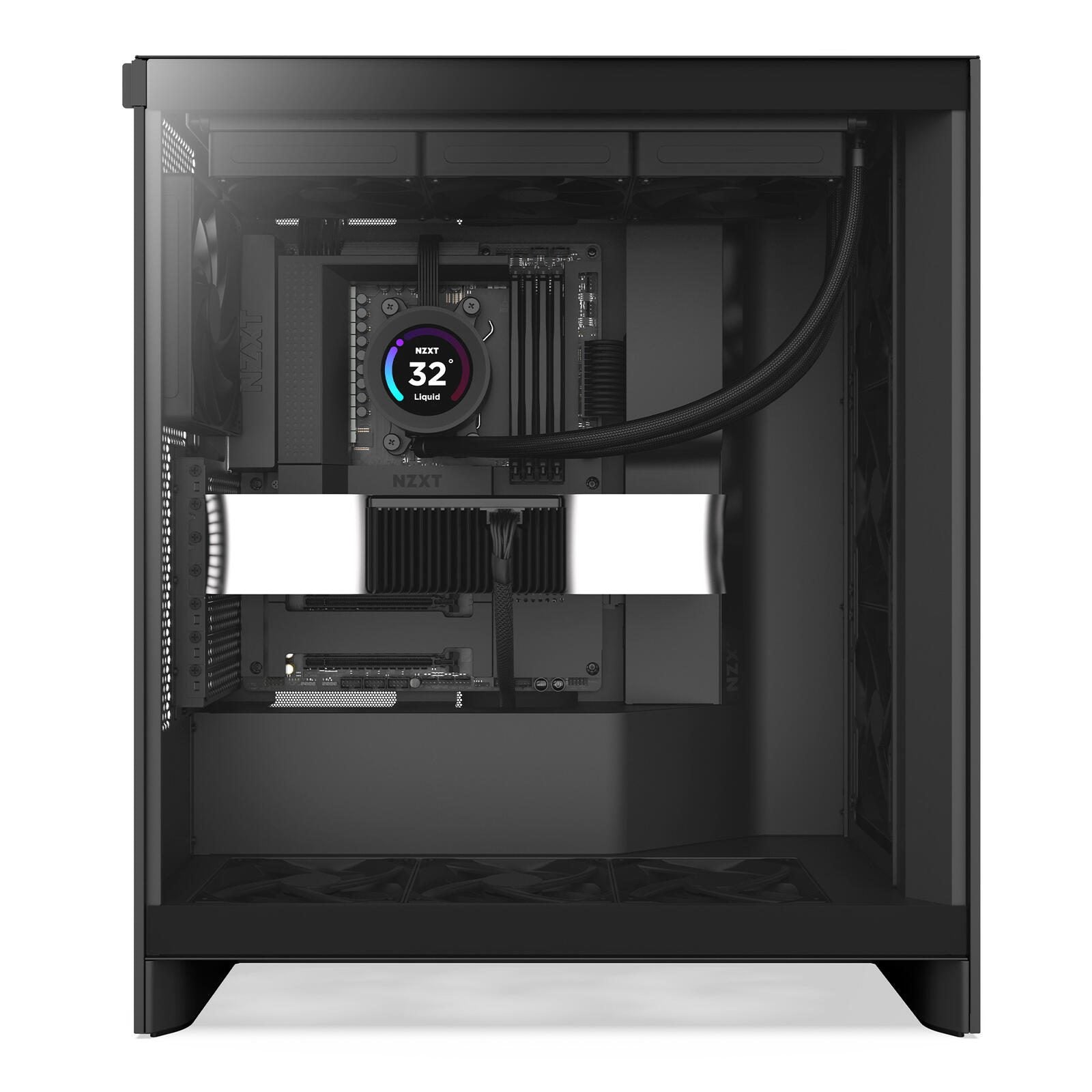 NZXT H7 Flow Mid-Tower-Gehäuse, Schwarz
