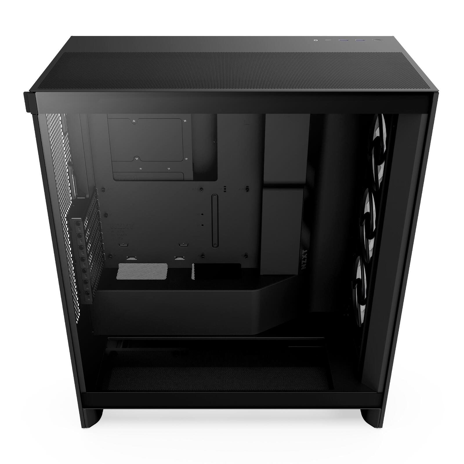 NZXT H7 Flow RGB Mid-Tower-Gehäuse, Schwarz