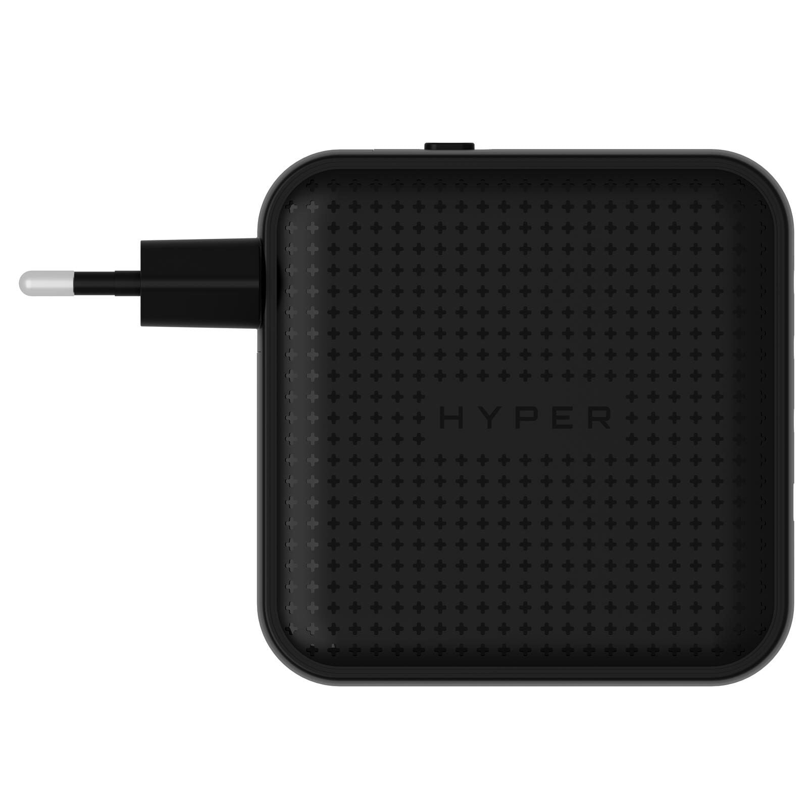 Hyper® HyperJuice 100W USB-C GaN Reise-Ladegerät (3C+1A) - Schwarz