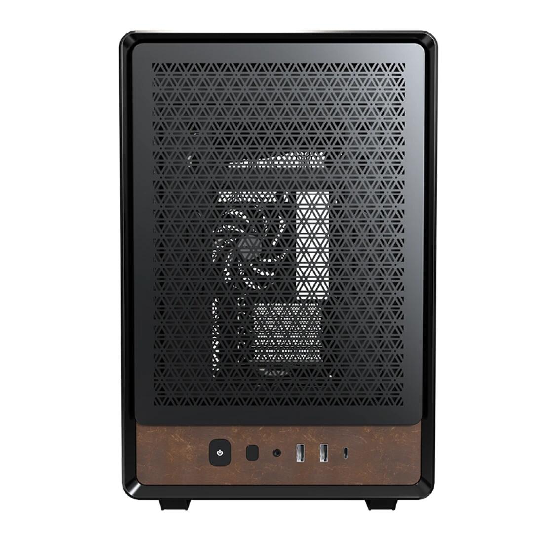 Montech PC Gehäuse Heritage Mini-Tower Schwarz / Braun