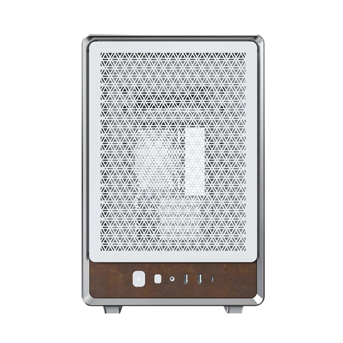 Montech PC Gehäuse Heritage Mini-Tower Weiß / Braun
