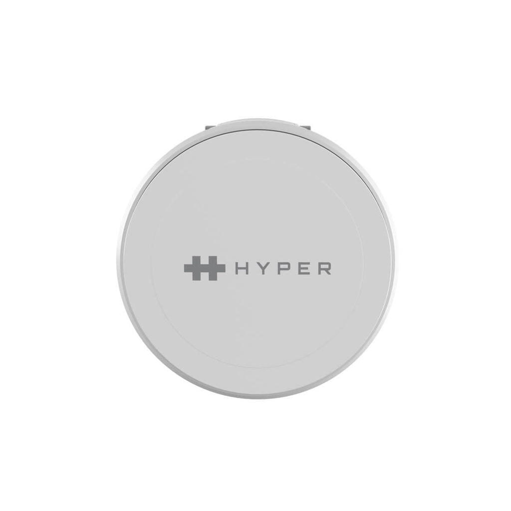 Hyper® HyperJuice HJ3310WHGL Qi2 2-in-1 Magnetischer Ladeständer