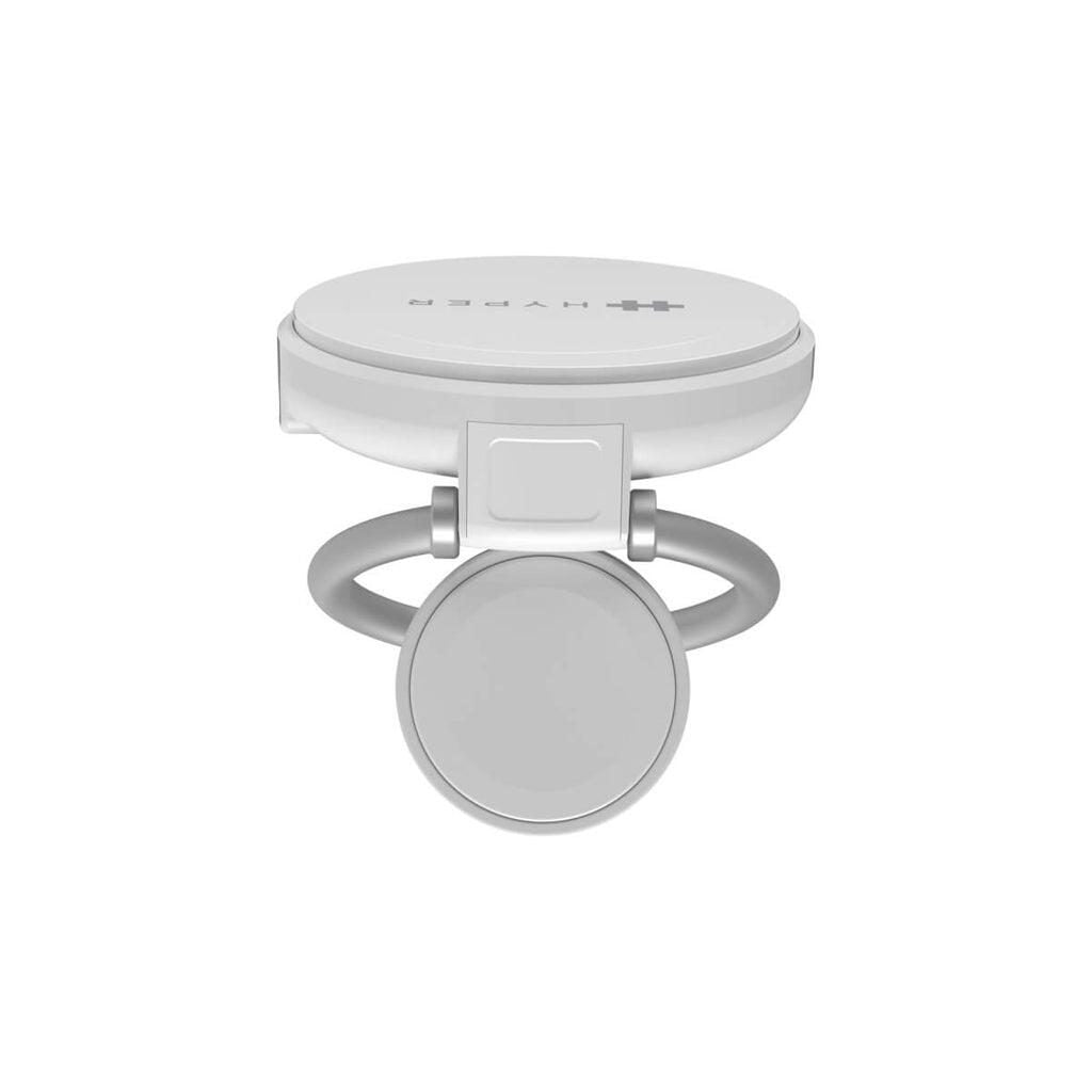 Hyper® HyperJuice HJ3310WHGL Qi2 2-in-1 Magnetischer Ladeständer
