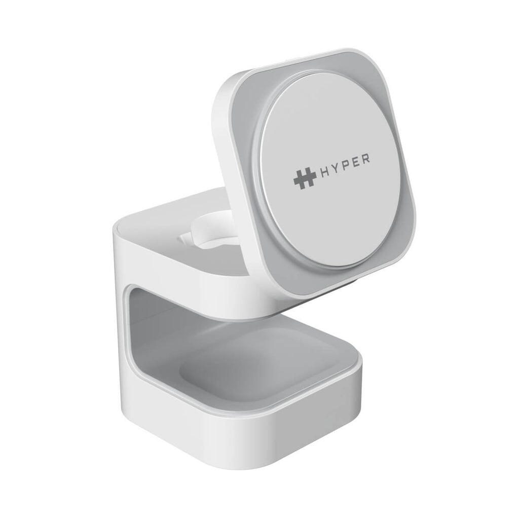 Hyper® HyperJuice HJ3320WHGL Qi2 3-in-1 Magnetische Ladestation