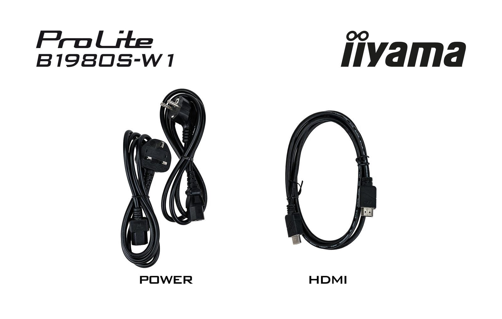 iiyama ProLite B1980S-W1 Monitor 48cm (19 Zoll)