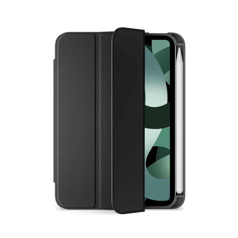 eSTUFF MIAMI Pencil Case für das iPad Air 11' (2024 & 2025) - Black PU leather/Clear