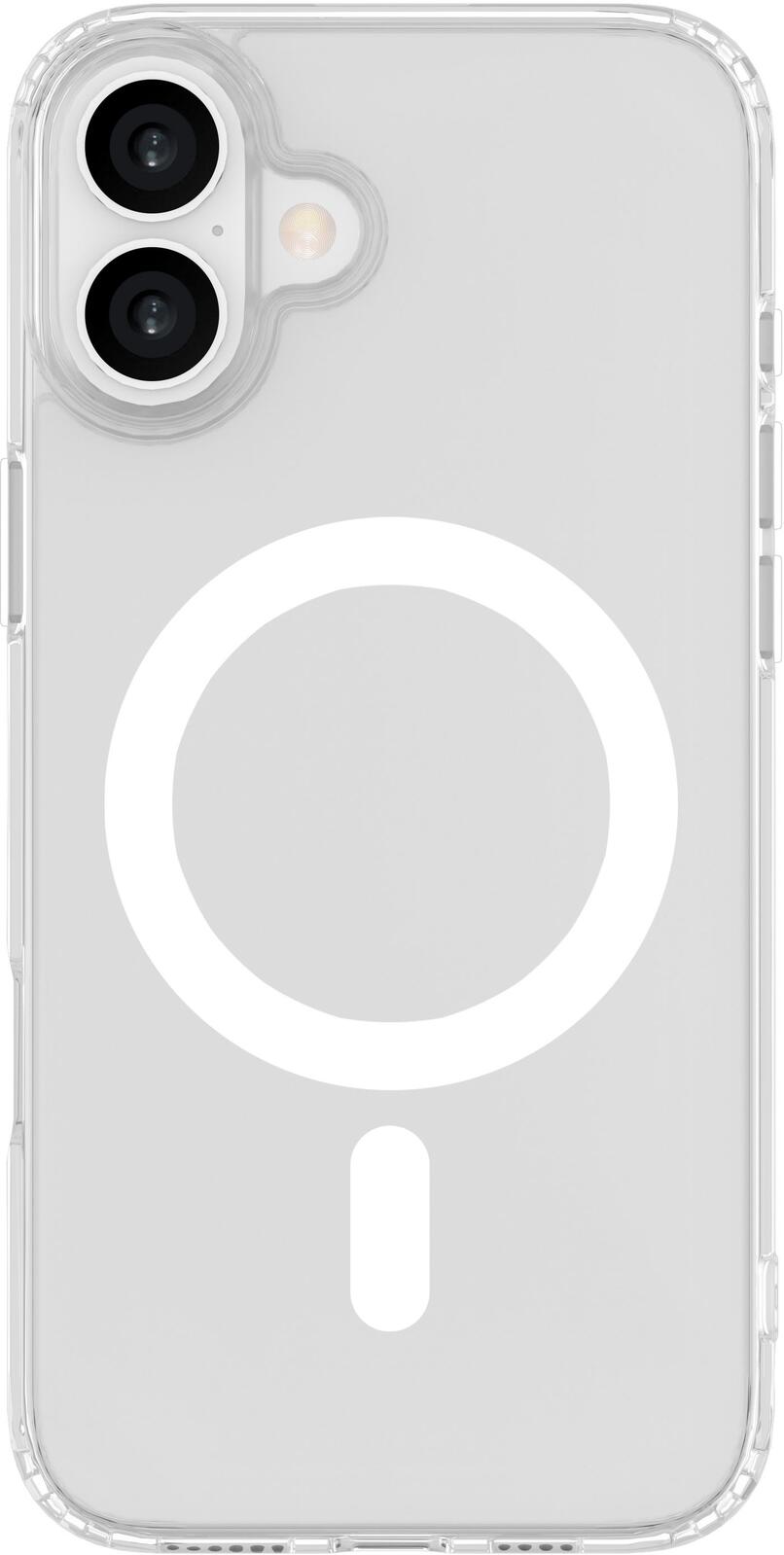 eSTUFF iPhone 16 Plus INFINITE OSLO Magnetic Hybrid Cover - Transparent
