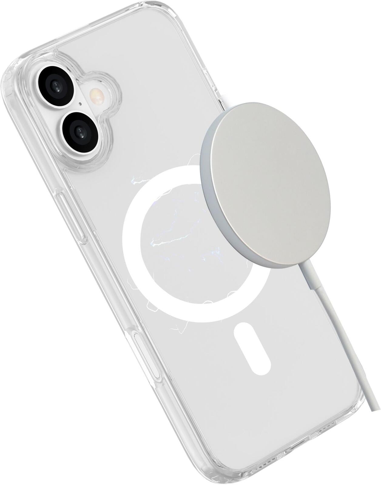 eSTUFF iPhone 16 Plus INFINITE OSLO Magnetic Hybrid Cover - Transparent