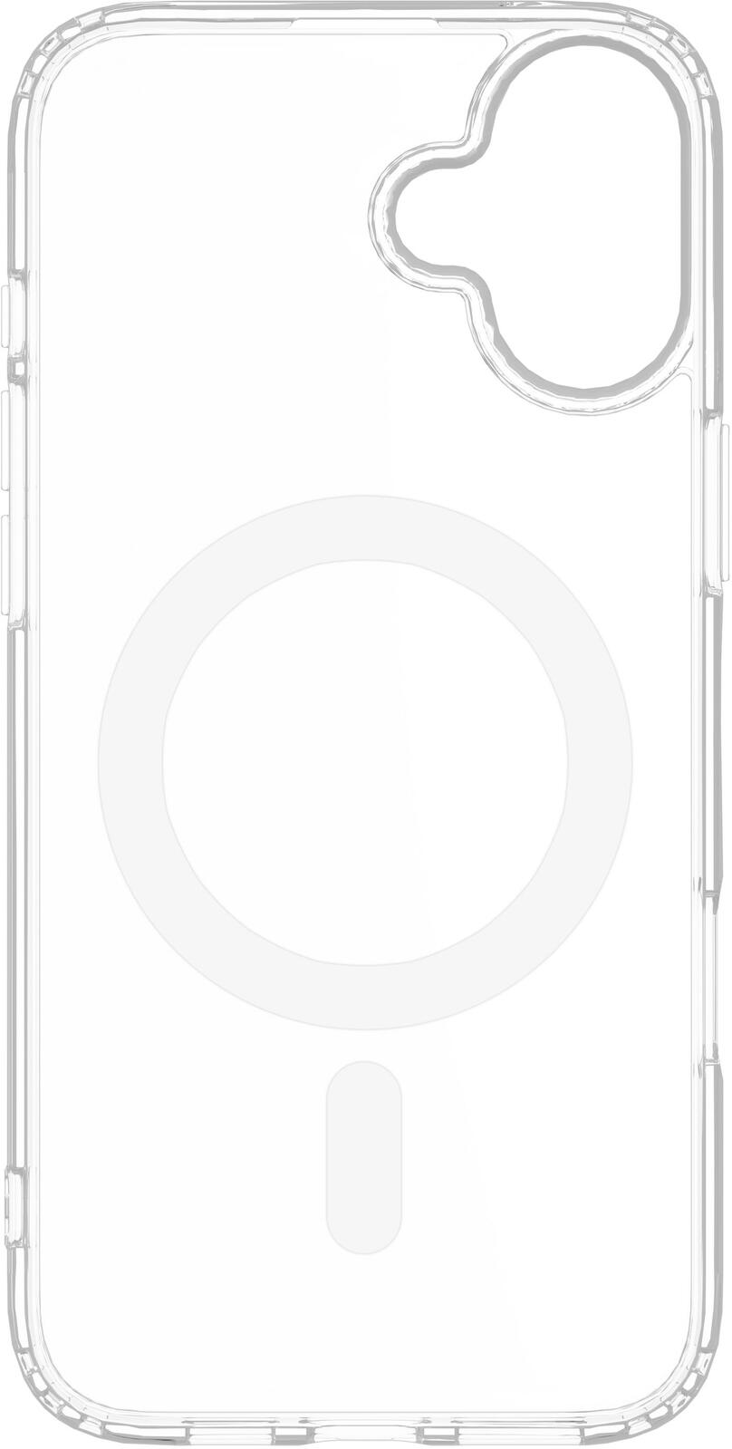 eSTUFF iPhone 16 Plus INFINITE OSLO Magnetic Hybrid Cover - Transparent