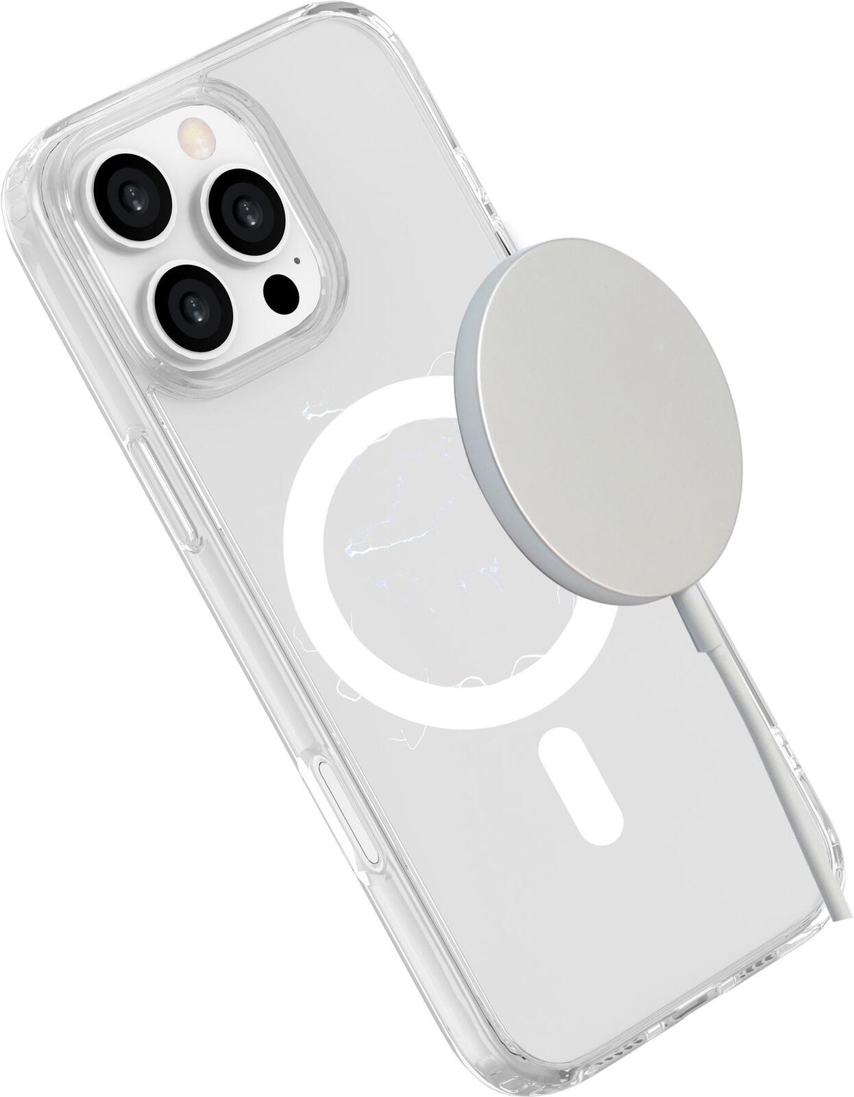 eSTUFF iPhone 16 Pro Max INFINITE OSLO Magnetic Hybrid Cover - Transparent