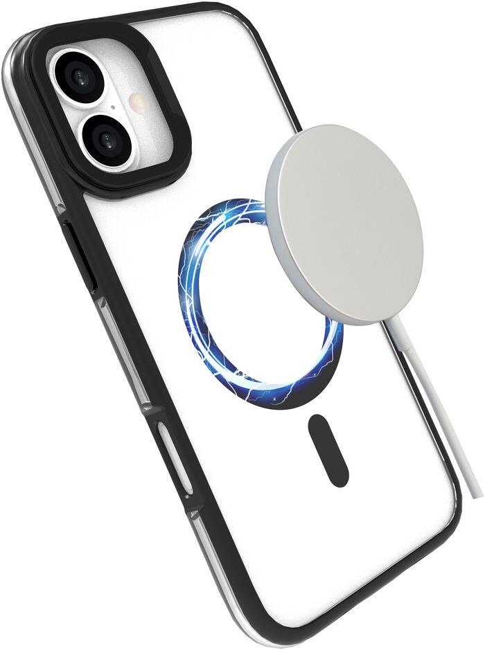 eSTUFF iPhone 16 INFINITE HELSINKI Magnetic Stand Cover - Black