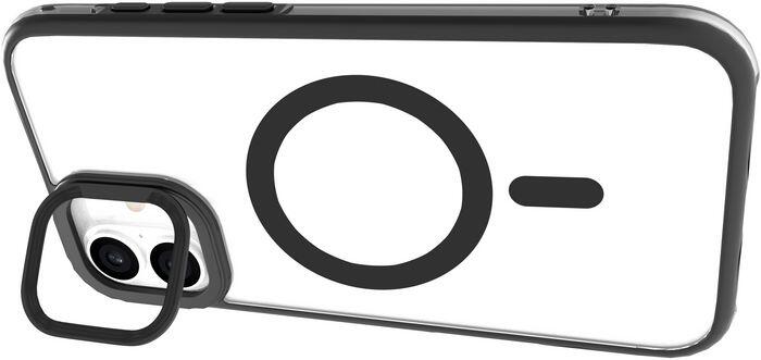 eSTUFF iPhone 16 INFINITE HELSINKI Magnetic Stand Cover - Black