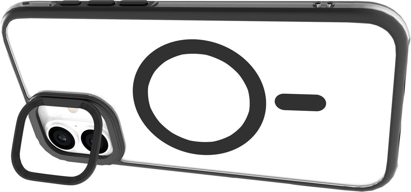 eSTUFF iPhone 16 Plus INFINITE HELSINKI Magnetic Stand Cover - Black