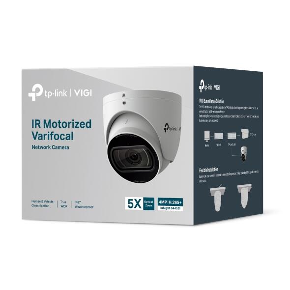 TP-Link VIGI 4MP IR motorisierte varifokale Turret-Netzwerkkamera InSight S445ZI