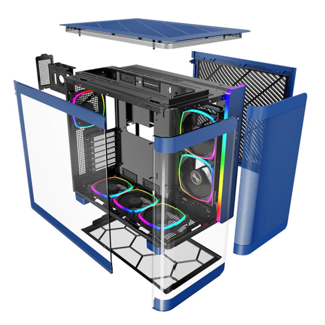 Montech PC Gehäuse King 95 Pro Mid-Tower Blau