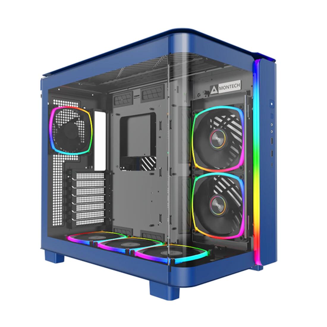 Montech PC Gehäuse King 95 Pro Mid-Tower Blau
