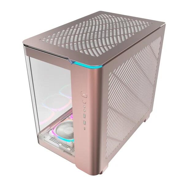 Montech PC Gehäuse King 95 Pro Mid-Tower roségold