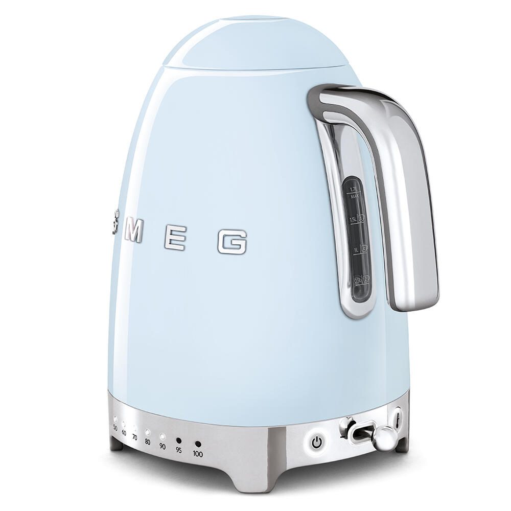 SMEG Wasserkocher 50's Style KLF04PBEU, Pastellblau