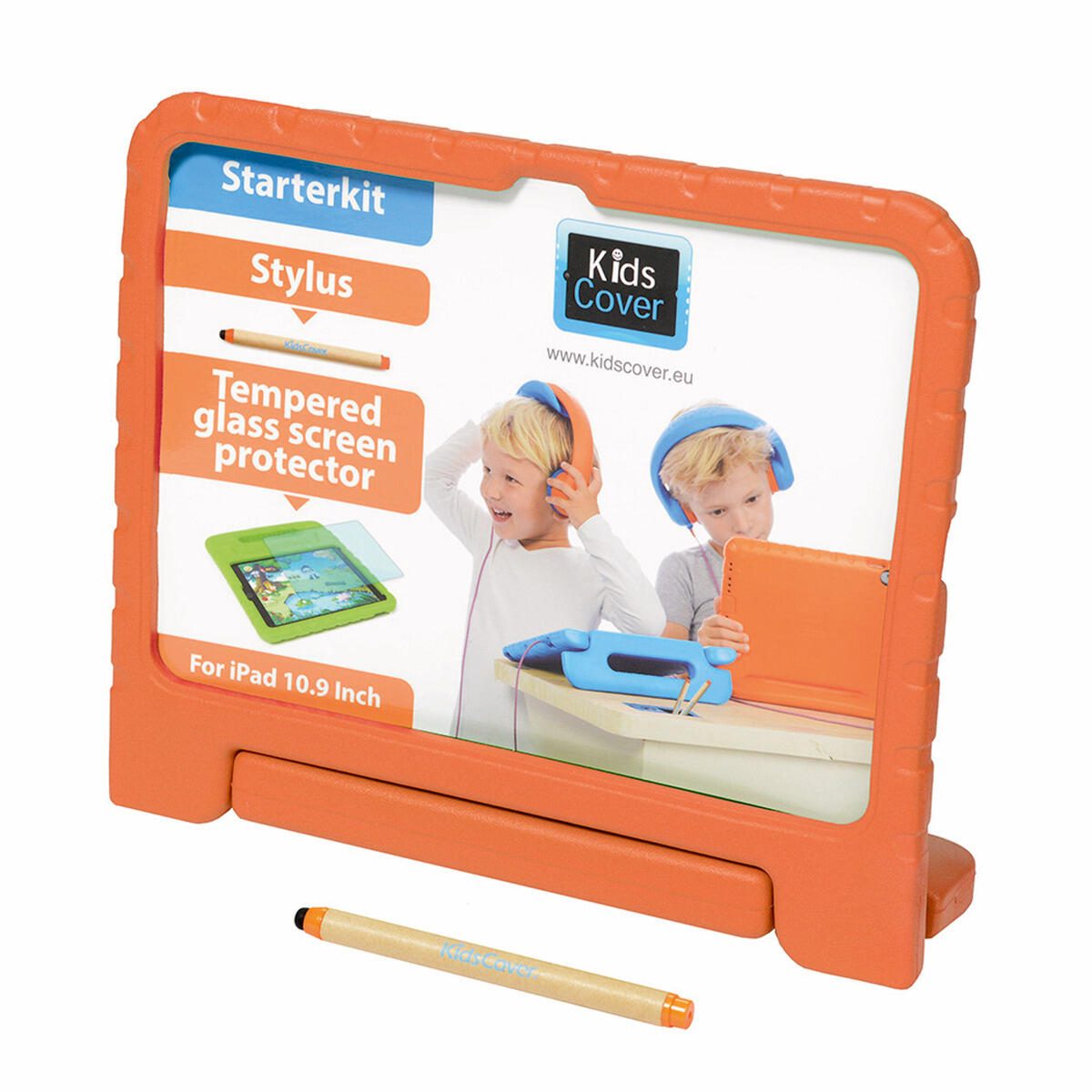 Parat PARAPROJECT® KIDSCOVER für iPad 10,9' (10. Gen.), inkl. Stylus, orange