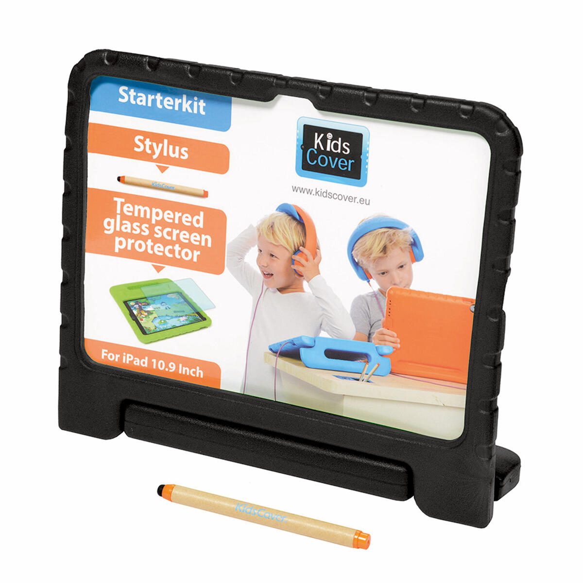 Parat PARAPROJECT® KIDSCOVER für iPad 10,9' (10. Gen.), inkl. Stylus, schwarz