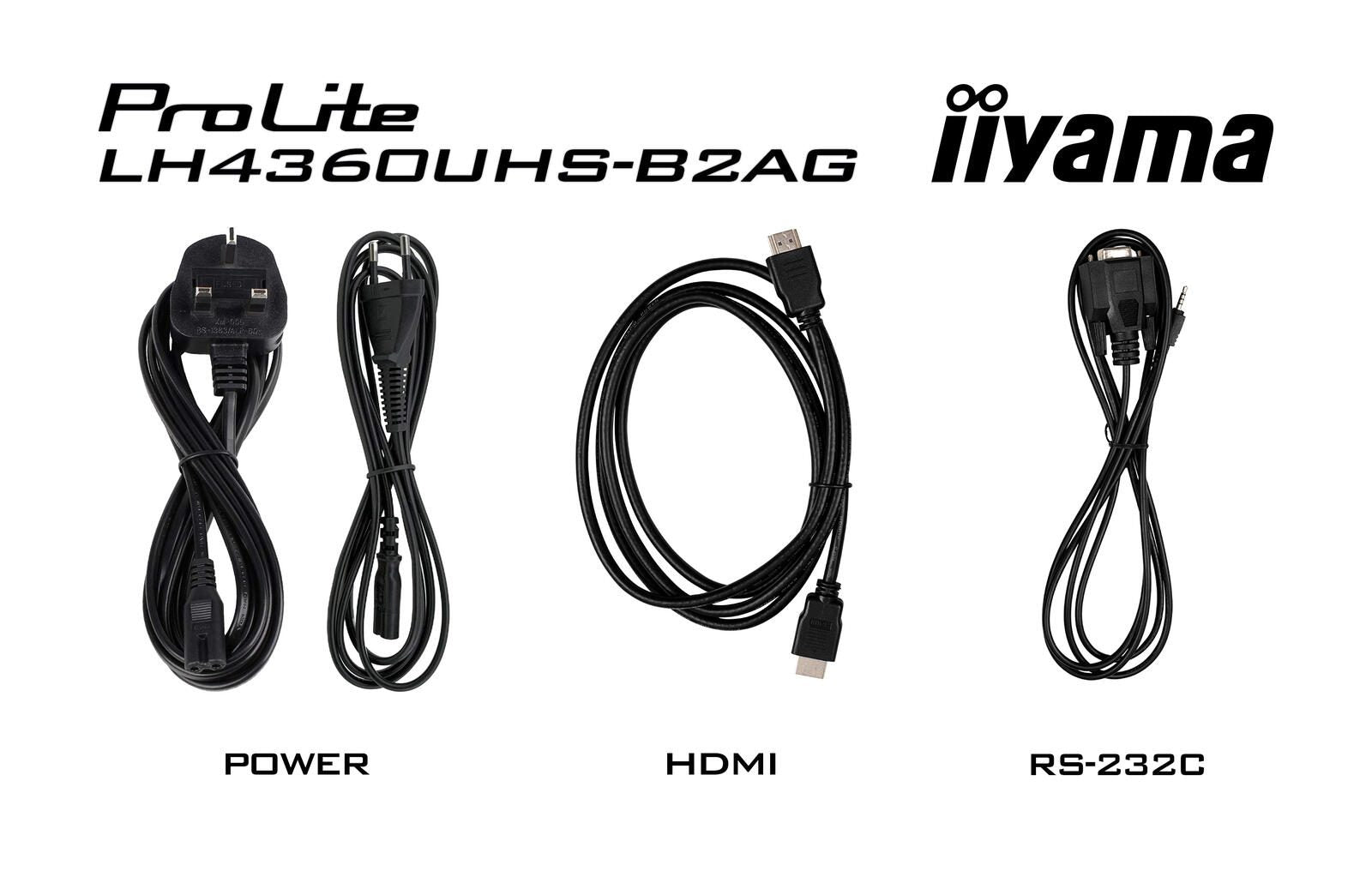iiyama Digital Signage Display LH4360UHS-B2AG 108 cm (42,5 Zoll)