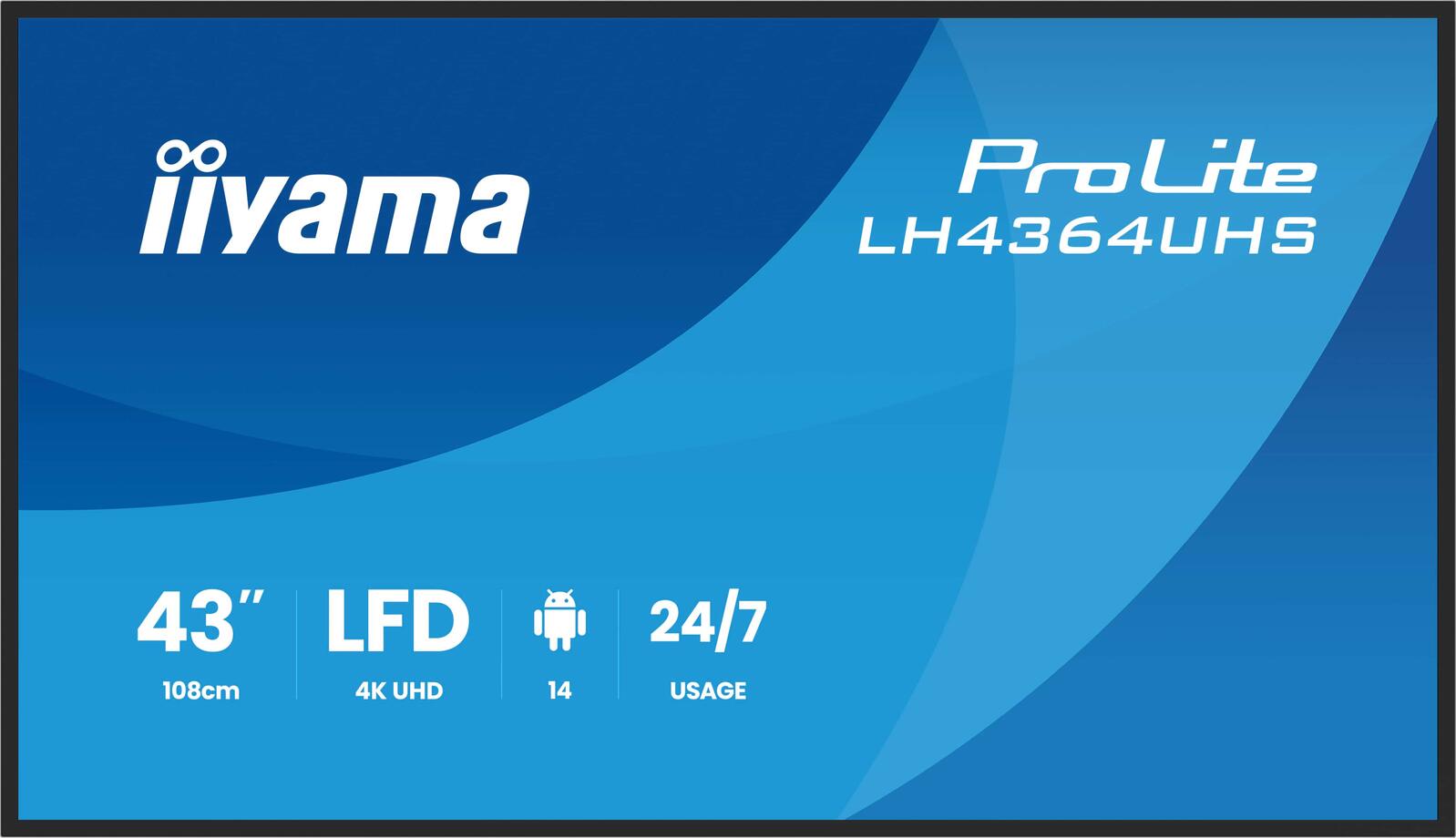 iiyama ProLite LH4364UHS-B1AG Signage Display 108 cm (43')