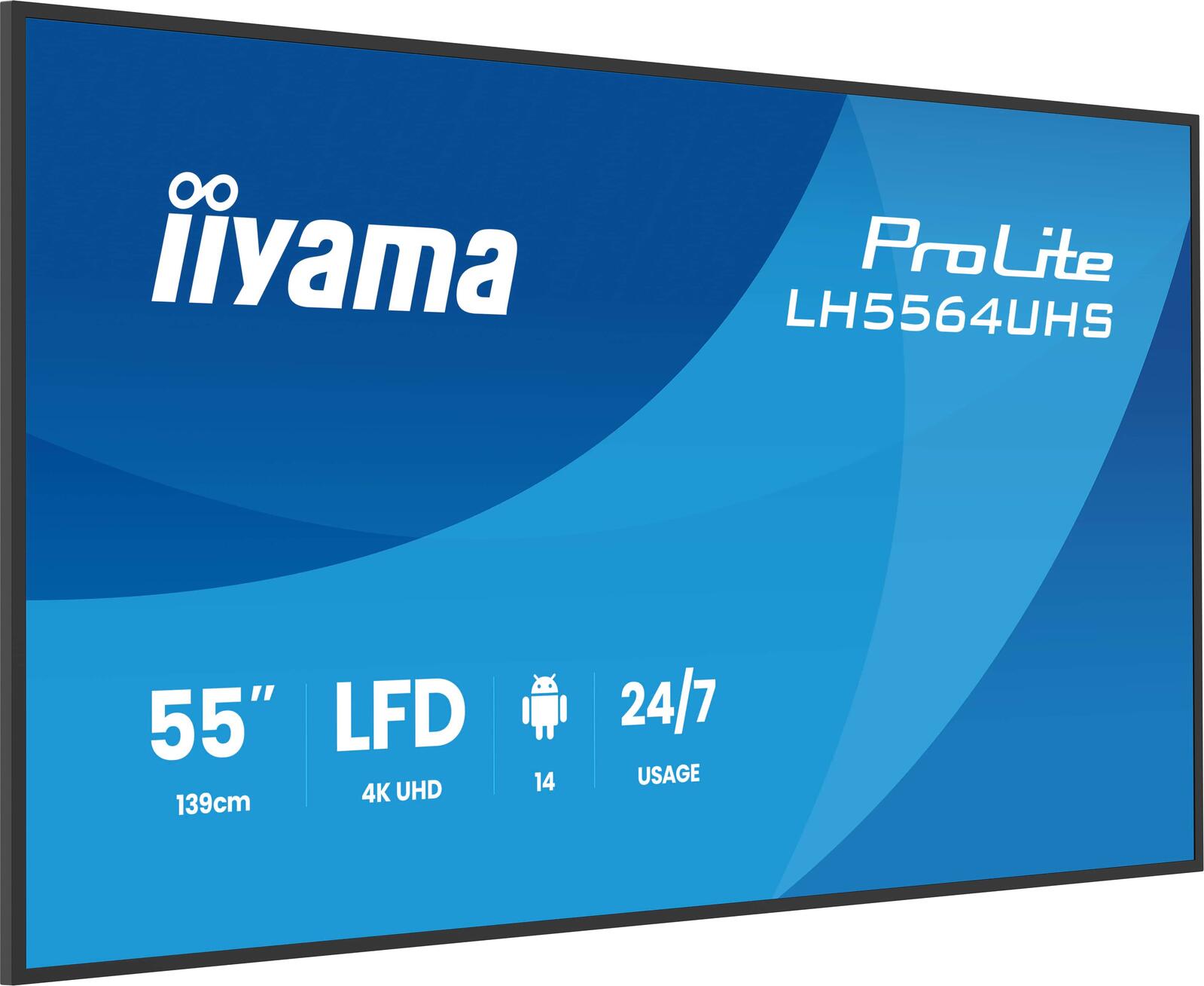 iiyama ProLite LH5564UHS-B1AG Signage Display 139,7 cm (55')